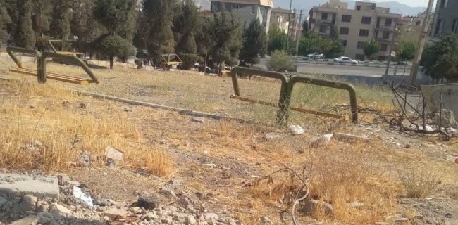 گلایه ساکنان شهرک جهاد گیلاوند از شهرداری دماوند نسبت وضعیت نامناسب فضاهای سبز و پارک محله