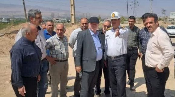 بازدید میدانی مسئولان شهری از نقاط حادثه‌خیز ورودی و خروجی میدان میوه و تره‌بار شهر آبسرد