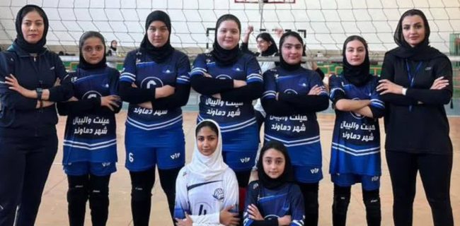 آمادگی تیم والیبال بانوان دماوند برای المپیاد استعدادهای برتر استان تهران