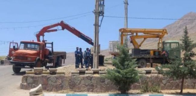 تأمین روشنایی و برق‌رسانی به زائرسرای ورودی دوم شهر آبسرد در مسیر بازگشت زائران