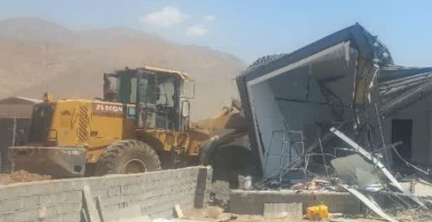 ۱۸۵ مورد ساختوساز غیرمجاز در اراضی کشاورزی منطقه جابان تخریب شد ۱۸۵ مورد ساختوساز غیرمجاز در اراضی کشاورزی منطقه جابان تخریب شد