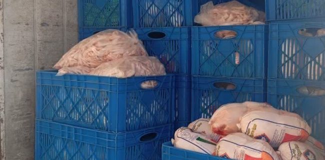 توقیف ۱۲۰۰ کیلوگرم مرغ غیرمجاز در دماوند/ برخورد جدی دامپزشکی با متخلفان حمل بدون مجوز