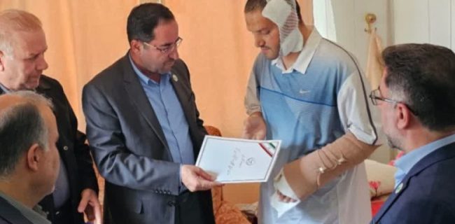 رئیس سازمان منابع طبیعی از جانباز سرافراز یگان حفاظت در شهرستان دماوند تجلیل کرد