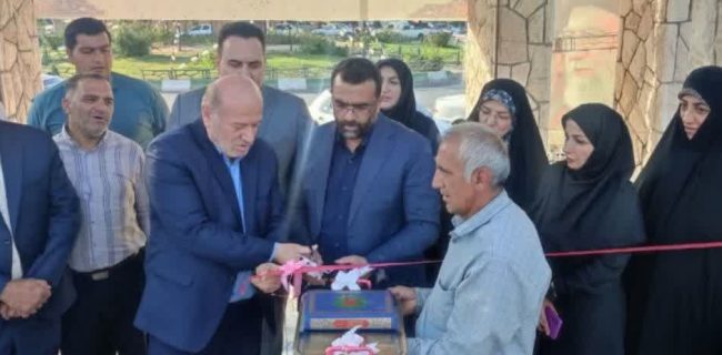 افتتاح نمایشگاه صنایع دستی و مشاغل خانگی در شهر آبسرد