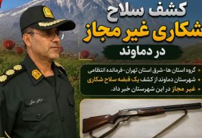 کشف سلاح شکاری غیرمجاز و ۱۴ فشنگ جنگی در دماوند