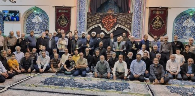 تجلیل از ۶ نفر پیرغلام سیدالشهدا(ع) شرق استان تهران با اهدای «نشان حبیب»