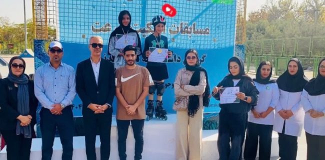 درخشش تیم رولبینا اسکیت دماوند و رودهن در مسابقات استانی اسکیت سرعت