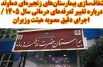 جوابیه و شفافسازی بیمارستانهای زنجیرهای دماوند درباره تغییر تعرفههای درمانی سال ۱۴۰۵ / اجرای دقیق مصوبه هیئت وزیران جوابیه و شفافسازی بیمارستانهای زنجیرهای دماوند درباره تغییر تعرفههای درمانی سال ۱۴۰۵ / اجرای دقیق مصوبه هیئت وزیران
