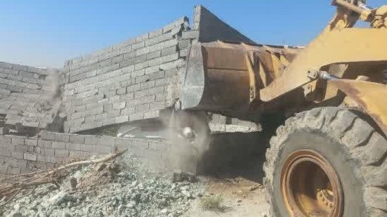 تخریب ۴۲ مورد ساخت‌وساز غیرمجاز در منطقه گندک شهرستان دماوند