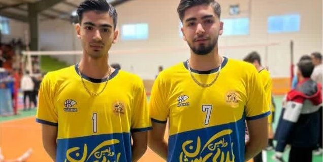 حضور ۲ بازیکن هئیت والیبال دماوند در مسابقات جوانان کشوری سری آ