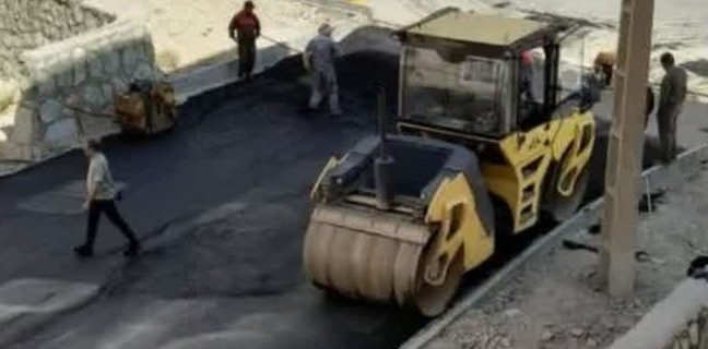 بهسازی خیابان‌های خورشید مسکن مهر دماوند به همت شهرداری دماوند