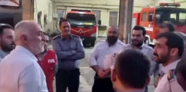 بازدید سرزده استاندار تهران از ایستگاه مرکزی آتشنشانی شهر دماوند در آستانه روز ملی آتشنشانی بازدید سرزده استاندار تهران از ایستگاه مرکزی آتشنشانی شهر دماوند در آستانه روز ملی آتشنشانی