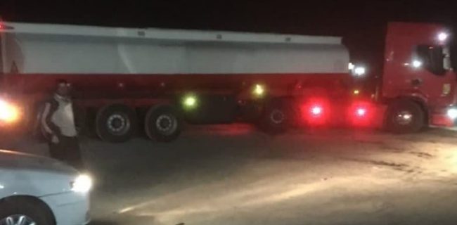 کشف ۲۹ هزار لیتر سوخت قاچاق از یک دستگاه تریلر کشنده در شهرستان دماوند