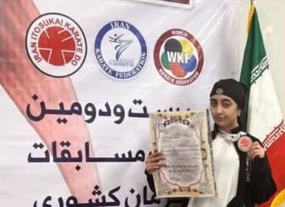 کسب ۱۴ مدال رنگین تیم دختران هیات کاراته شهرستان دماوند در بیست و دومین دوره مسابقات کشوری