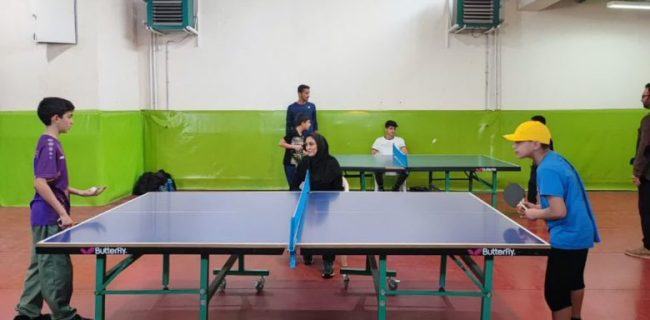 برگزاری مسابقات تنیس روی میز دانش‌‌آموزان پسر دماوند