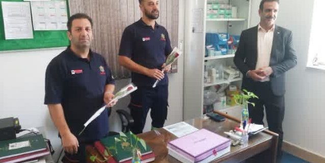 تقدیر از پرسنل اورژانس آبسرد به‌ مناسبت روز ملّی اورژانس و فوریت‌های پزشکی