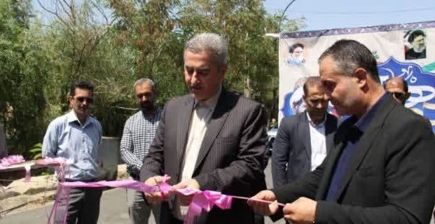 افتتاح پروژه آسفالت خیابان شهید طباطبایی شهر کیلان در ششمین روز هفته دولت