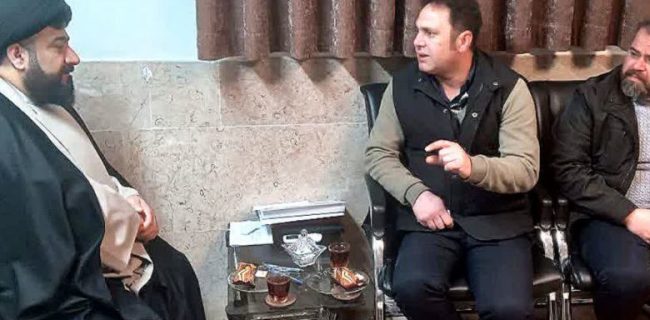 دیدار مسئول بازرسی اصناف شهرستان دماوند با امام جمعه بخش رودهن/ حجت‌الاسلام حسینی: در کنار مشکلات معیشتی و گرانفروشی، حس عدم نظارت افراد گرانفروش را جسور می کند