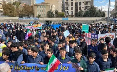 مراسم بزرگداشت یوم الله ۱۳ آبان در شهر رودهن