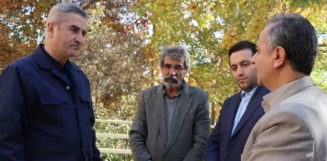 بازدید فرماندار شهرستان دماوند از اجرای مرمت و بازسازی امامزاده محمد تقی(ع) در شهر رودهن