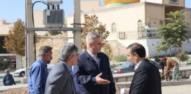 بازدید فرماندار شهرستان دماوند از روند احداث پارک بازی در مسکن مهر منطقه گیلاوند