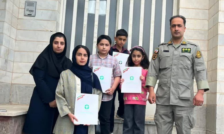 تقدیر از برگزیدگان مسابقه نقاشی روز زمین پاک در دماوند