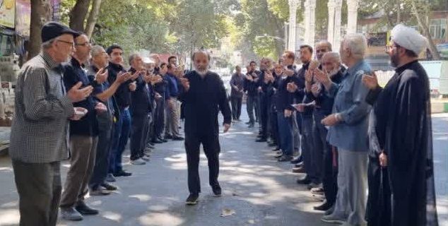 عزاداری مردم شهر دماوند در روز رحلت پیامبر اکرم‌(ص) و شهادت امام حسن مجتبی‌(ع)