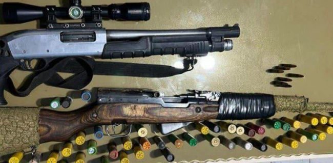 کشف ۲ قبضه سلاح جنگی و شکاری غیر‌مجاز در عملیات مشترک محیط‌بانان دماوند و کلانتری کیلان