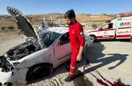 حادثه واژگونی خودرو سواری تیبا در جاده همند دماوند محدوده روستای محمودیه یک مصدوم بر جای گذاشت / امدادرسانی به حادثهدیدگان توسط هلال احمر و اورژانس و آتشنشانی حادثه واژگونی خودرو سواری تیبا در جاده همند دماوند محدوده روستای محمودیه یک مصدوم بر جای گذاشت / امدادرسانی به حادثهدیدگان توسط هلال احمر و اورژانس و آتشنشانی
