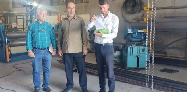گشت مشترک بازرسی اتاق اصناف و اتحادیه آهنکاران شهرستان دماوند ۱۵ واحد به دلیل نداشتن پروانه کسب اخطار پلمپ دریافت کردند