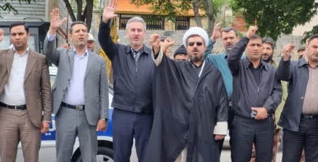 تجمع دماوندی‌ها در محکومیت شهادت نصرالله/ فریاد مرگ بر اسرائیل در دماوند