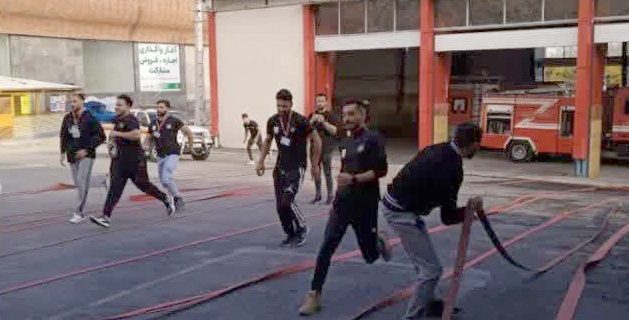 آموزش آتش‌نشانان داوطلب اعزامی از سراسر کشور به میزبانی آتش‌نشانی شهر دماوند