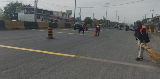 اجرای سرعتکاه آسفالتی در محور دماوند – فیروزکوه محدوده منطقه مسکونی روستای سربندان