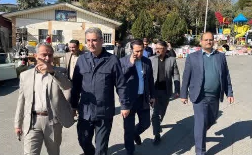 بازدید مسئولین شهرستان دماوند از روند اجرای پروژه‌های عمران شهر رودهن