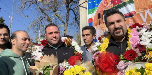 آیین استقبال از ورزشکاران قهرمان دماوندی در مسابقات جهانی پاورلیفتینگ کشور روسیه