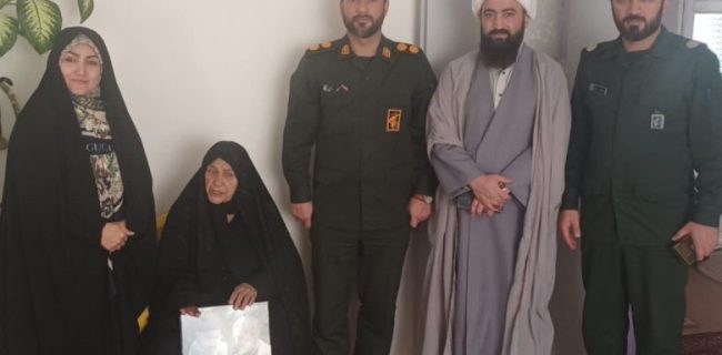 دیدار و تجلیل مسئولین شهرستان دماوند از مادر مکرمه شهید والامقام عباسعلی بوربور حسین بیگی