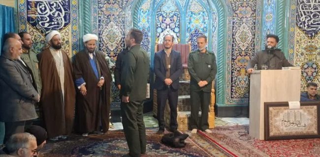 سرگرد پاسدار سید علی موسوی خرم به عنوان فرمانده جدید حوزه بسیج امام سجاد (علیه السلام) گیلاوند معرفی شد