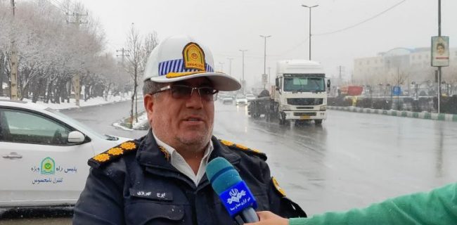 لغزندگی محورهای شمالی شرق استان تهران/ رانندگان تجهیزات ایمنی زمستانی را همراه داشته باشند
