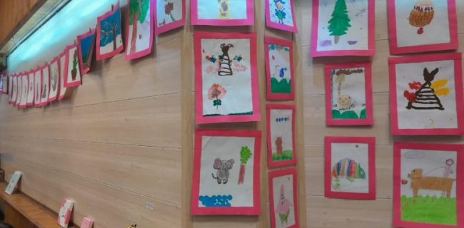 نمایشگاه نقاشی خلاق کودکانه در دماوند