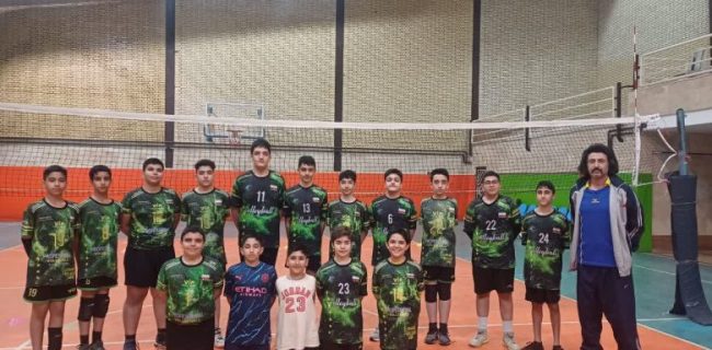 حضور دو تیم نونهالان والیبال از دانشگاه آزاد دماوند در مسابقات شهریار