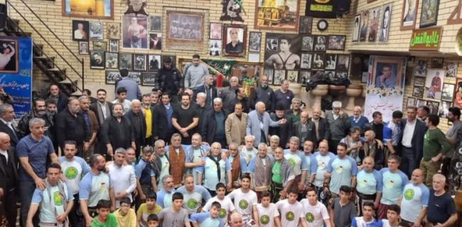 نمایش باستانی‌کاران شهرستان دماوند در گود زورخانه گتمیری به‌ مناسبت دهه فجر و اعیاد شعبانیه