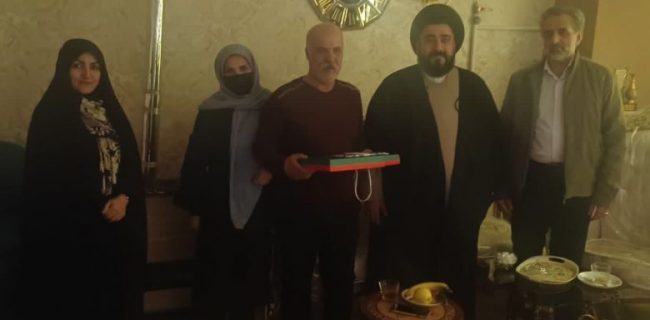 دیدار و تجلیل از آزاده و جانباز سرافراز محمدحسن میرزایی در بخش رودهن