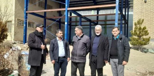 بررسی پیشرفت فیزیکی احداث و اجرای سوله اشتغال در ندامتگاه مرکزی دماوند