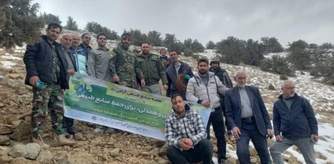 مراسم درختکاری و نصب پلاک درختان کهنسال اُرس در روستای زان همزمان با آغاز هفته منابع طبیعی/ ۱۰۰ پلاک بر درختان ارس قدیمی و کهنسال طبق دستورالعمل‌های مربوطه نصب شد