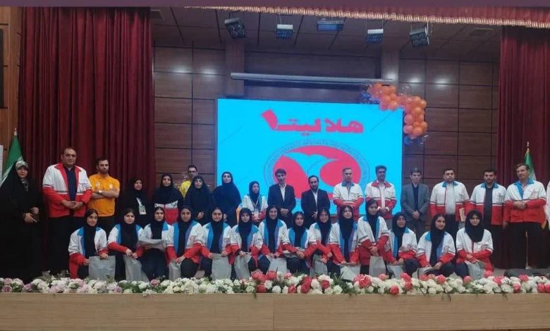 حضور اعضای جوانان هلال احمر دماوند در مسابقات دانش‌آموز آماده در روزهای سخت هلال‌احمر استان تهران
