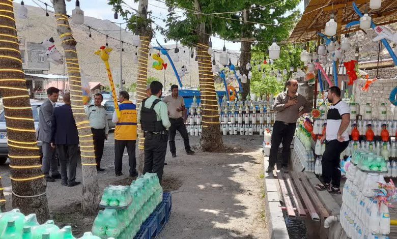 صنوف و قصابان بلوار امام خمینی‌(ره) شهر آبعلی معضلات پیاده رو و حریم را رعایت نمایند