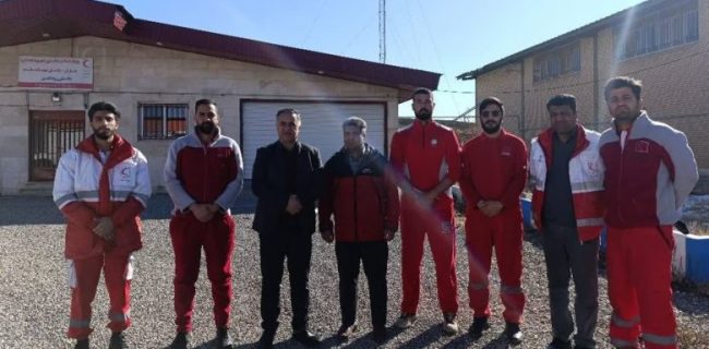 بازدید مدیر عامل جمعیت هلال‌ احمر استان تهران از پایگاه چناران/ ارائه گزارش از جزئیات نحوه امدادرسانی و چالش‌های عملیات‌های پایگاه‌های امداد و نجات جاده‌ای