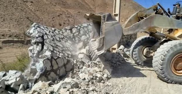 اجرای حکم قضایی و آزادسازی ۳۲۶ مترمربع از اراضی ملی پلاک «زِرِه‌در» در شهرستان دماوند