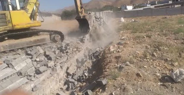 ۱۱۲ مورد ساخت‌وساز غیرمجاز در اراضی کشاورزی منطقه جابان تخریب شد