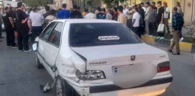 برخورد ۳ خودروی سواری در بلوار شهر آبسرد/ ۲ مصدوم به بیمارستان منتقل شدند